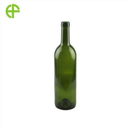750ml Potel Gwin Bordeaux Gwyrdd Tywyll