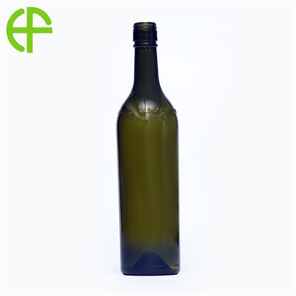 Potel Gwin Coch Gwyrdd Tywyll 600ml